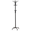 Collier 12-hook Coat Rack Black
