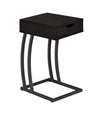 Troy Accent Table with Power Outlet Cappuccino