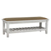 Franco Bench Brown and Antique White