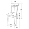 Gabriel 5 Pc Dining Sets Cappuccino