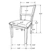 Sharon 5 Pc Dining Sets Gray