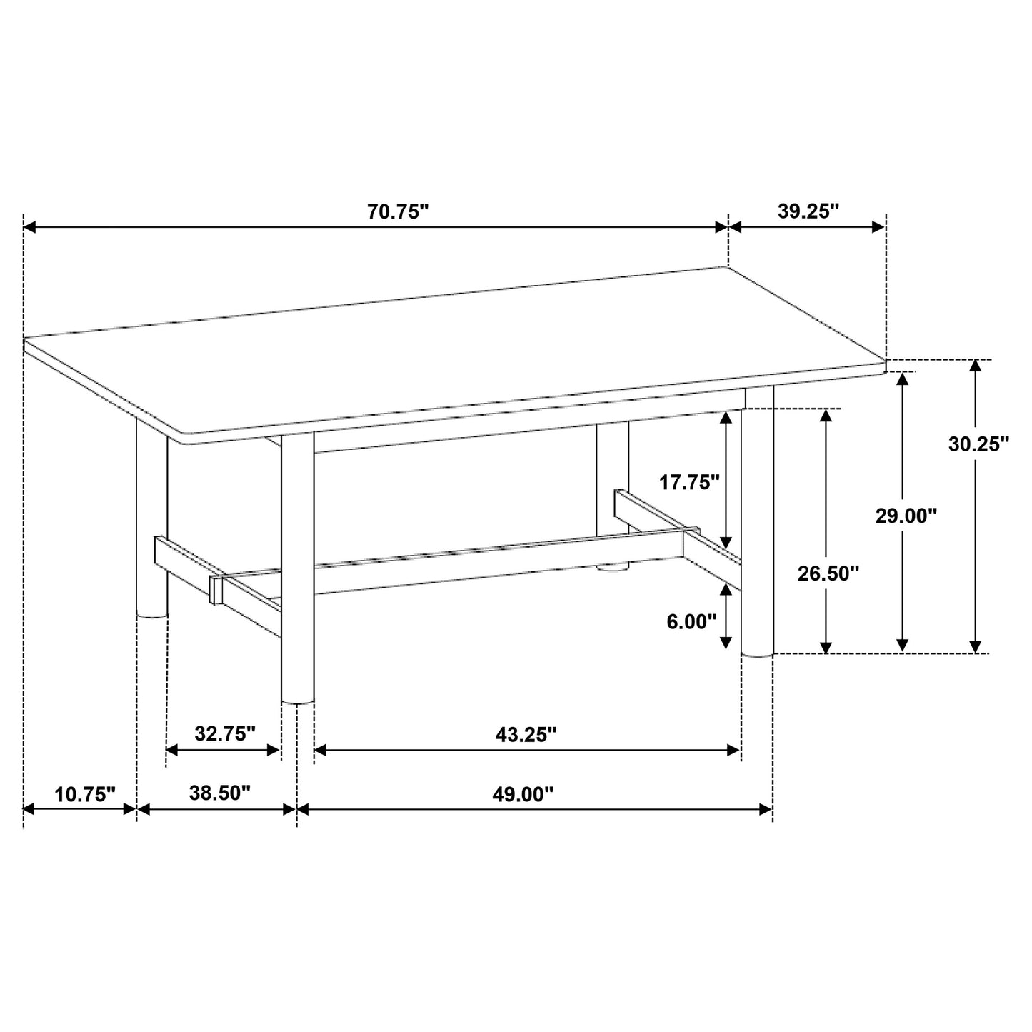 Crestmore 7 Pc Dining Set