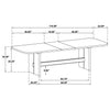 Kailani 10 Pc Dining Set