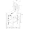 Kailani 8 Pc Counter Height Dining Set