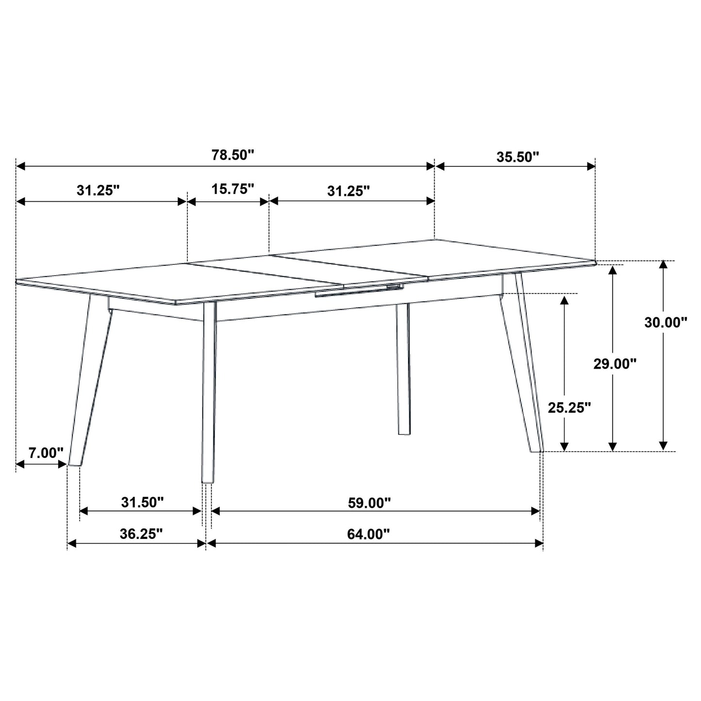 Crestmont 7 Pc Dining Set