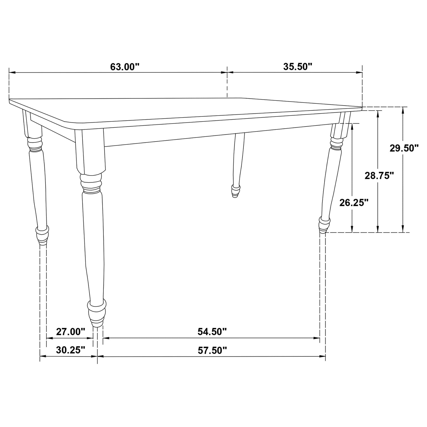 Hollyoak 5 Pc Dining Set