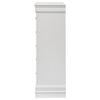 Louis Philippe 5-drawer Bedroom Chest White