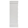 Louis Philippe 5-drawer Bedroom Chest White