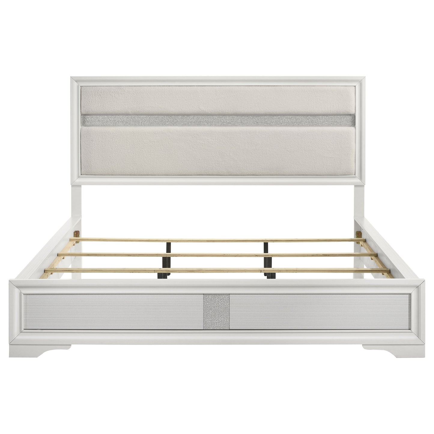 Miranda California King, E.King, Queen, Full, & Twin Bed Black & White