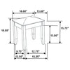 Barzini Vanity Stools
