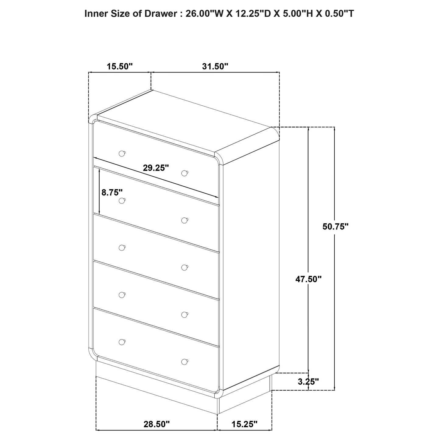 Cavelle 4 & 5 Piece Bedroom Set Queen & E.King