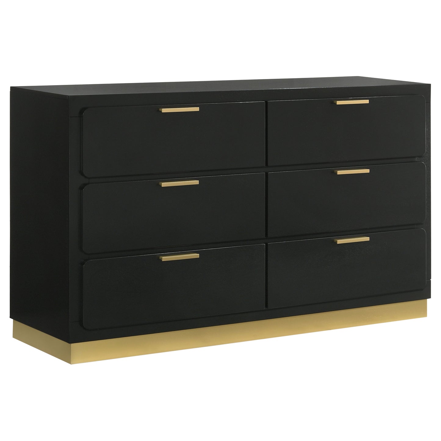 Caraway 4 Pc & Pc E.King, Cal.King, & Queen Bedroom Set Black & White