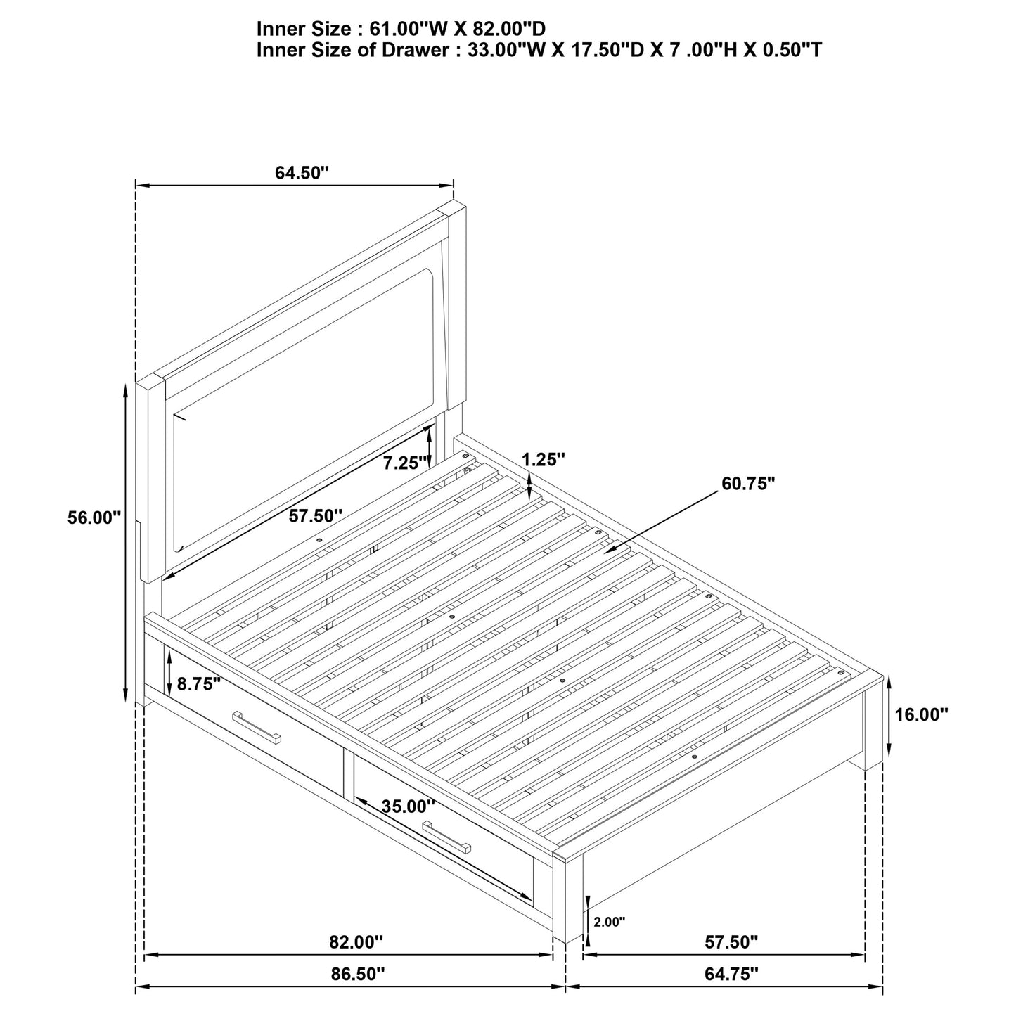 Kenora 5 Pc Bedroom Set