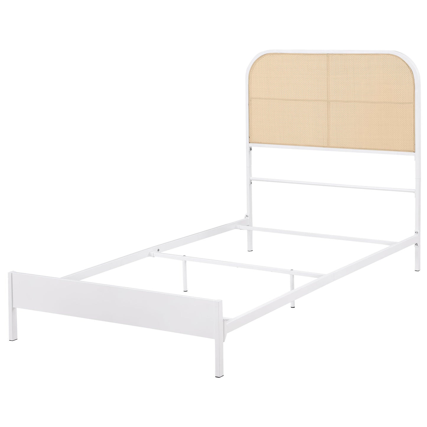 Amherst Eastern King, Queen, Full, & Twin Bed White & Black