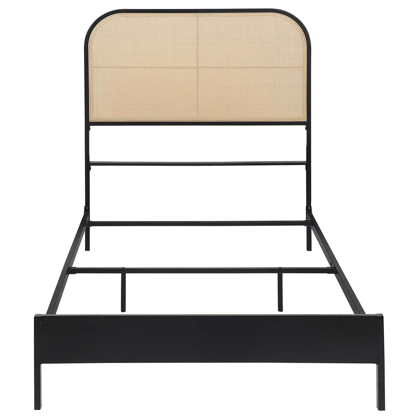 Amherst Eastern King, Queen, Full, & Twin Bed White & Black