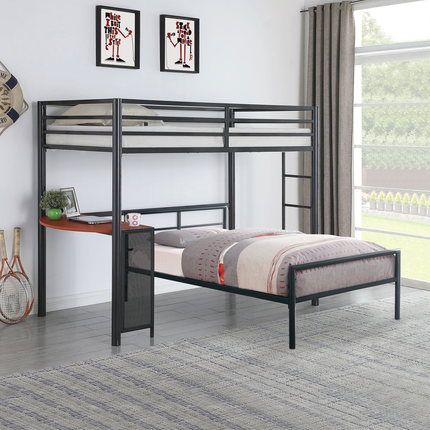 Fisher Loft Twin & Full Beds