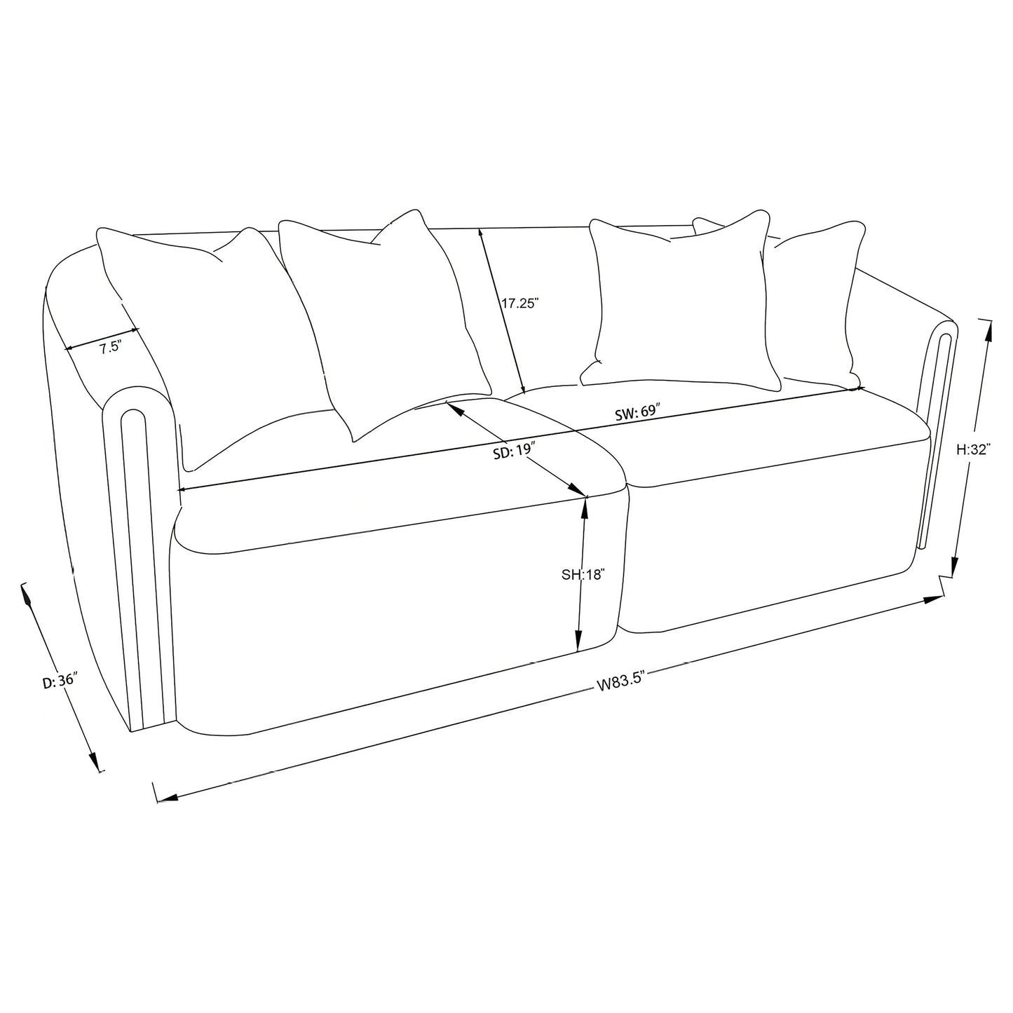Townsend Stationary 2 Pc Set