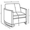 Corliss Accent Chairs Gold