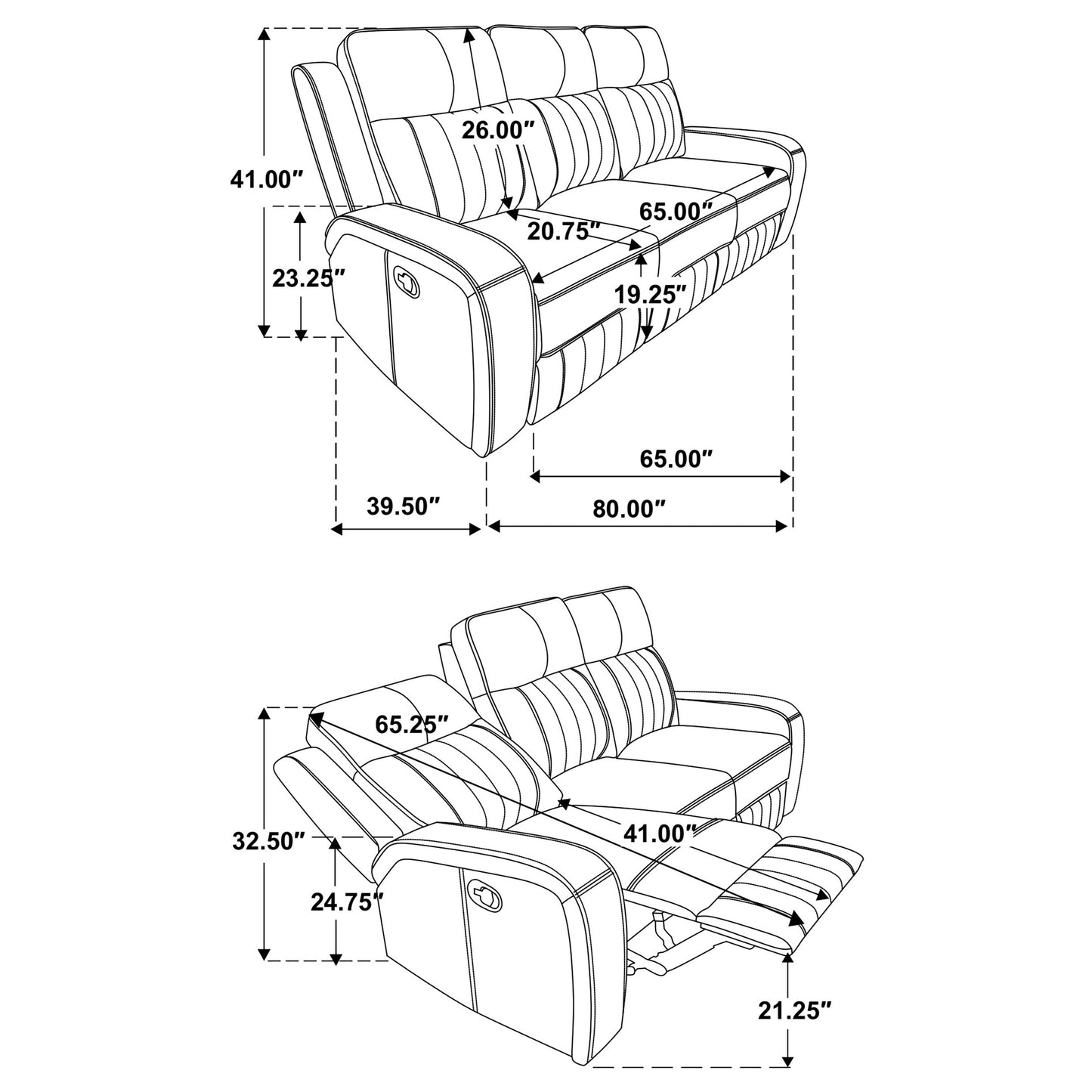 Raelynn Reclining Sofa
