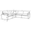 Collins 5-piece Modular Power Reclining Sectional Dark Grey