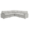 Collins Modular Power Reclining Sectional Sofa Set Grey