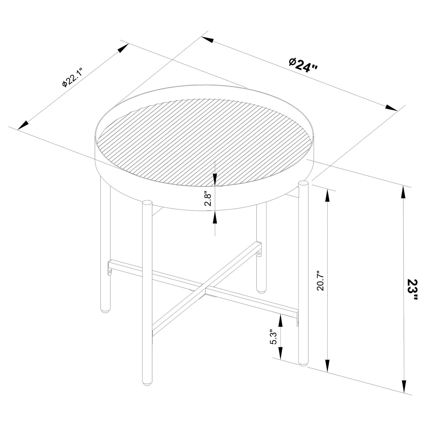 Ozella End Side Tables