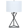 Mirio Drum Table Lamp White and Black