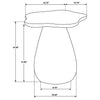 Perth End & Side Tables White