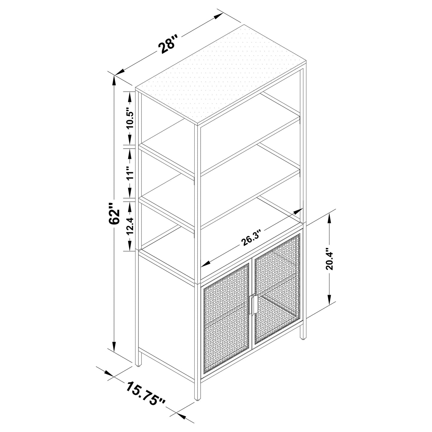 Amherst Accent Cabinet