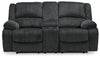 Draycoll Power Reclining Loveseat with Console image