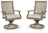 Rainier Ranch Outdoor Swivel Chair with Cushion (Set of 2) image