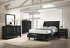 Sandy Beach Storage 4-Piece Eastern King Bedroom Set with Sleigh Headboard