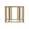 Adri Metal Frame End Table Matte Brass