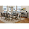 Amina Grey & Gold 66" Dining Table