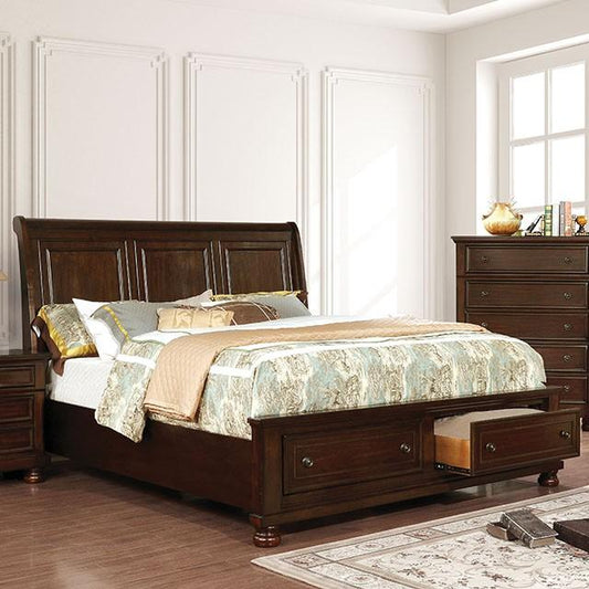 Castor Brown Cherry Queen, E.King, & Cal.King Bed