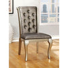 Amina Grey & Gold 66" Dining Table