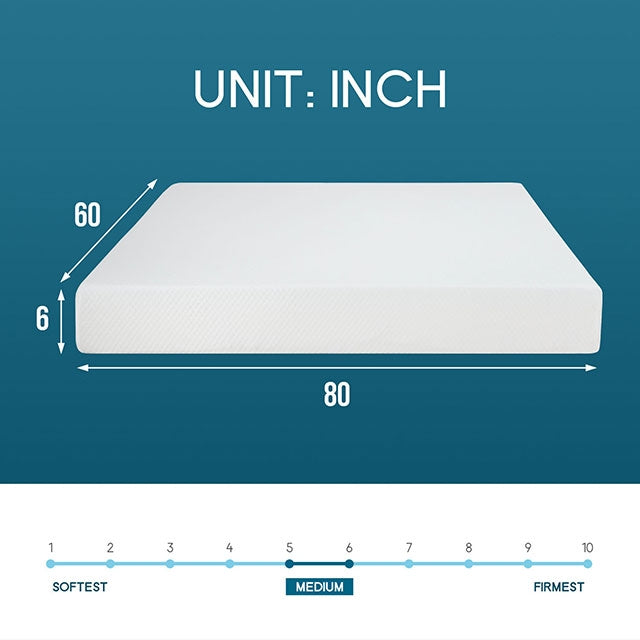 Artemisia 6" Queen Memory Foam Mattress