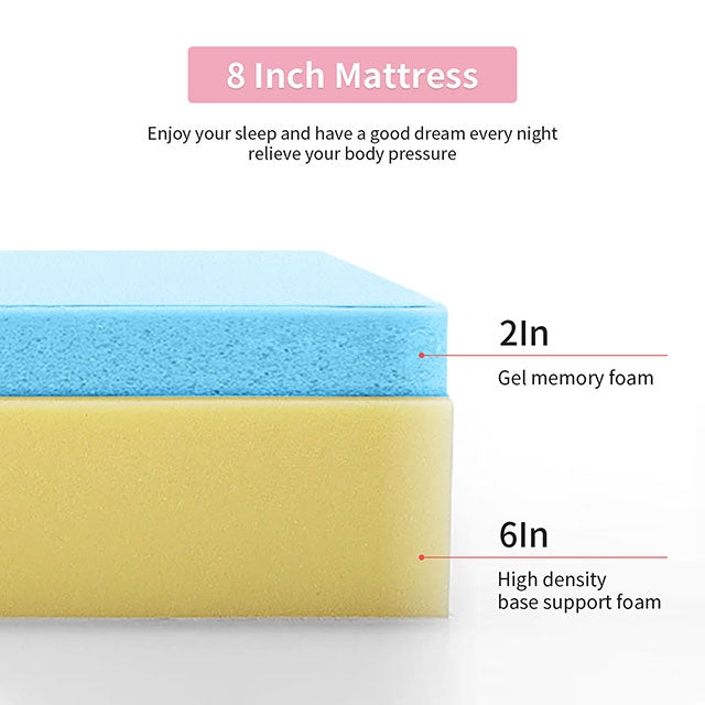 Artemisia 8" Full Memory Foam Mattress