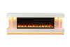 Peseux 71" TV Stand w/ Electric Fire Place