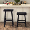 Biasca 24" Stool (2/CTN) White, Brown, & Black