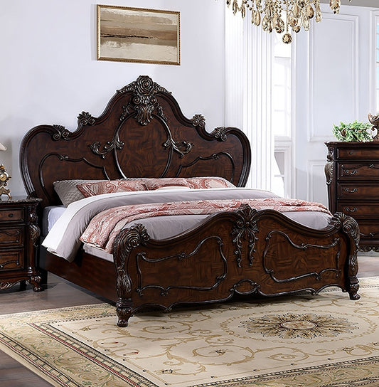 Roselli Bed Chrome & White