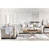 Benigno Love Seat Silver & Gray